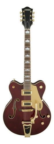 Guitarra elétrica Gretsch Electromatic G5422TG hollow body/double cutaway de  arce laminado walnut stain brilhante com diapasão de laurel