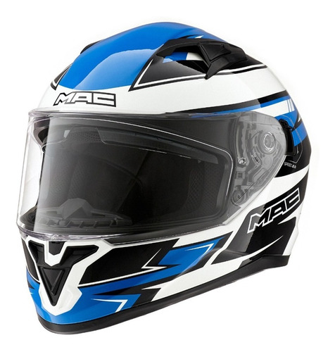 Casco Moto Visor Mac Speed 2.0 Disco Raven Cuota Devotobikes