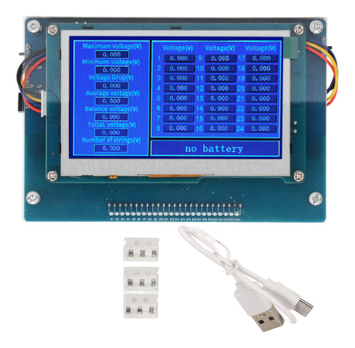 Probador De Batería De 1 A 24 S, Serie De Pantallas De Datos
