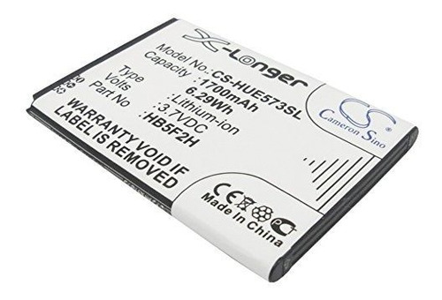 Batería 1700mah Reemplazo Para Huawei E5330, E5330bs-2, E533