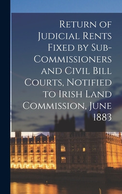 Libro Return Of Judicial Rents Fixed By Sub-commissioners...