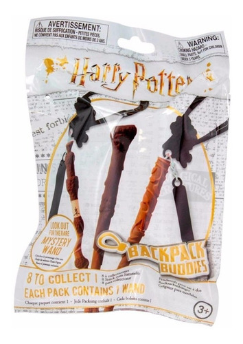 Imagen 1 de 3 de Llavero Para Mochila Varita Harry Potter