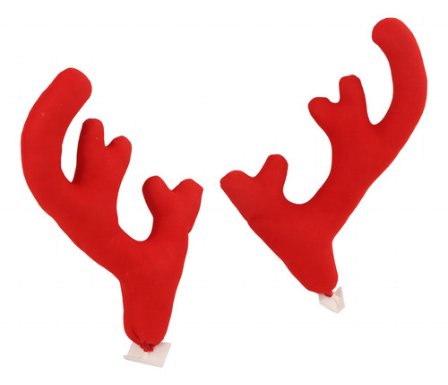 Decoraciones Navideñas Para Cuernos De Reno De Coche, 2 Cuer
