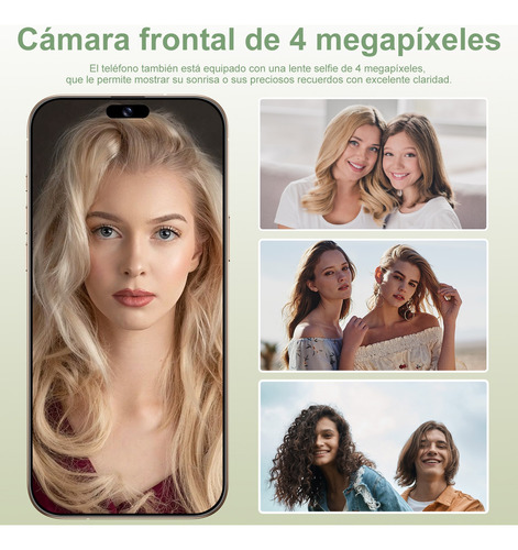 Android Celulares I16 Pro Max 6.6 Pulgadas Barato Ram2gb Y Rom16gb