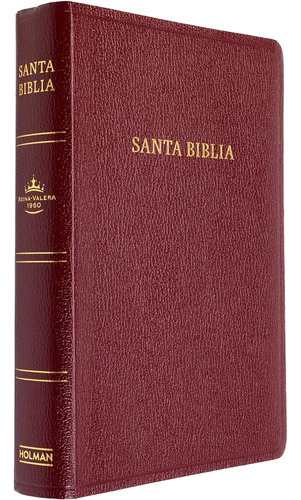 Biblia Rvr60 Letra Gigante Borgoña Imitacion Piel