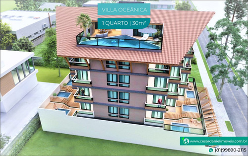 Imagem 1 de 14 de Flat Entregue Mobiliado | 1 Quarto +30m² | 150m Da Praia