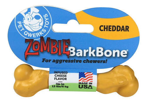 Pintor de huesos para perros Pet Qwerks Zombie Cheddar Flavor M