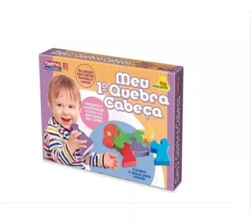 Kit 10 Racha Cuca Puzzle Quebra Cabeça Lembrancinha Atacado