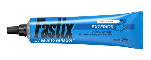 Pegamento Fastix Exterior color transparente
