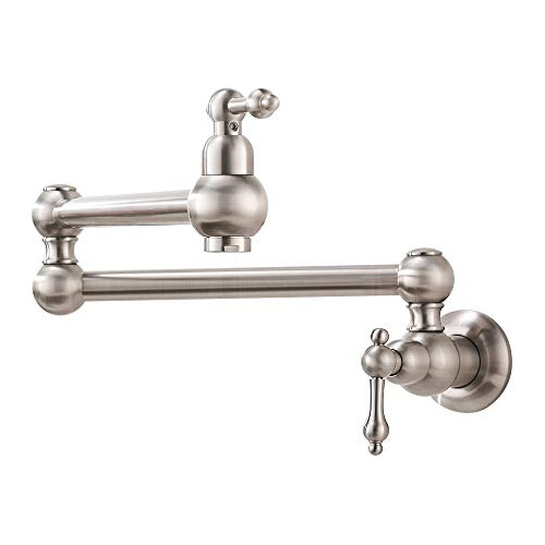 Grifo Pot Filler Montado Pared De Acero Inoxidable Cepi...