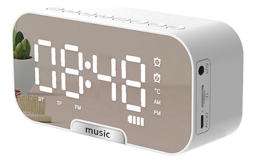 Reloj Despertador Con Radio Despertador Digital Espejo