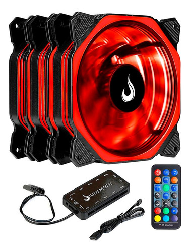  Rise Mode Kit 3 Fans Aura RM-AU-02-RGB Cooler Led 120mm