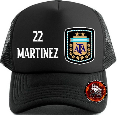 Gorra Lautaro Martinez Argentinas Trucker (gorrasvienebien)