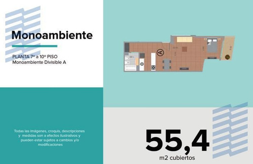 Imagen 1 de 10 de Departamento - Nuñez-ruiz Huidobro 2472 Entrega Oct 2023 Mono /loft 55 M2