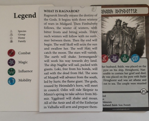 Jogo Card Ragnarok Destino Deuses Ingles (Usado)