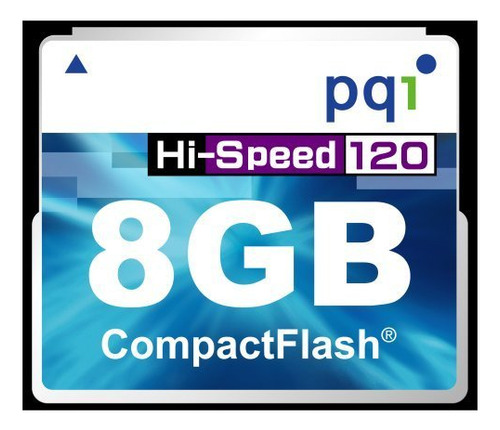 Tarjeta Flash Compacta Pqi Japon Qcf12-8g Velocidad 120x