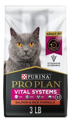 Pro Plan Vital Systems De Salmon Y Arroz Para Gatos Senior S