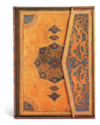 Caderno Paperblanks 18x13cm Pautado Safavid Binding Art Midi