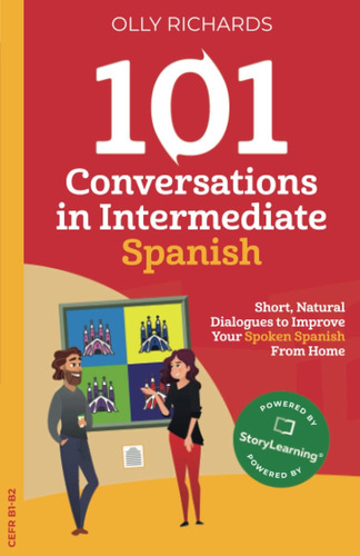 Libro: 101 Conversaciones En Español Intermedio: Diálogos Su