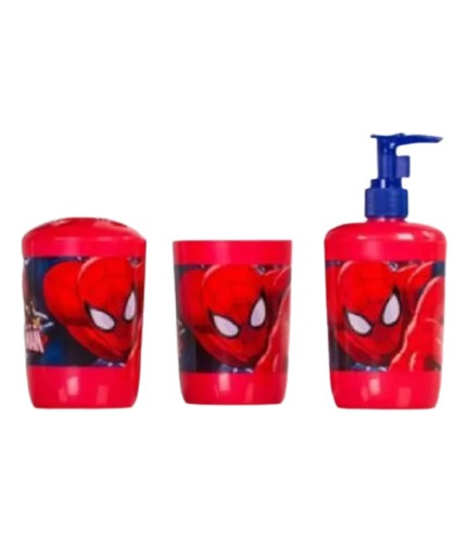 Set Baño Spiderman 3 Piezas