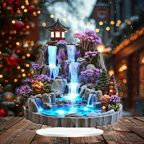 Fuente De Agua De Mesa 2d, Decoración, Regalo De