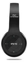 Comprar Auriculares Bluetooth P47 Wireless 5.0 Micro SD Color Negro Claro Negro