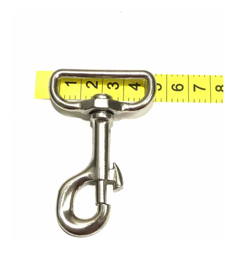 Imagen 2 de 4 de Mosquetón Para Correas De Mascotas X 10 Unidades. 40mm