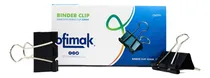 Comprar Ganchos Doble Clip 32mm Binder Clip1-1\u002F4puLG Ofimak Cx12pzs 