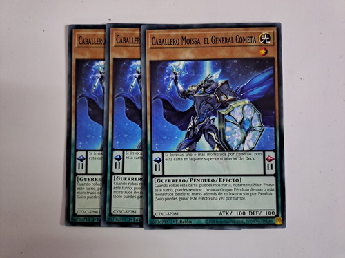Moissa Knight The Comet General X3 Cyberstorm Access Yugioh 