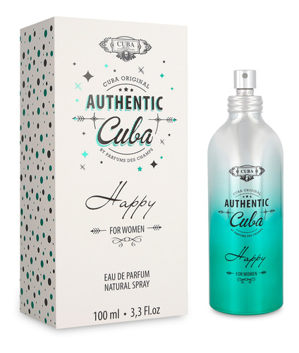 Cuba Authentic Happy 100ml Edp Spray