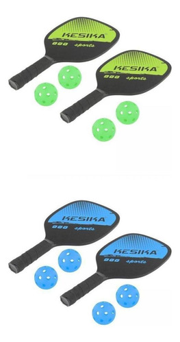 4 Piezas Raquetas Pickleball Paddle Bolsa De Almacenamiento