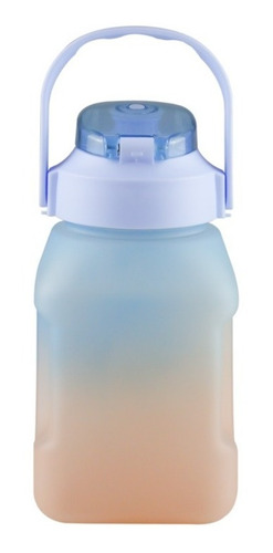 Imagen 10 de 10 de Bote De Agua Motivacional 1300 Ml Vaso Termo Cilindro