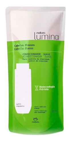 Acondicionador Suave Control Oleosidad Lumina Natura Repuest