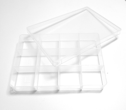 Caja Plastica Organizadora Para Insumos Bijou 12 Divisiones