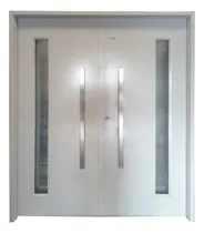 Comprar Puerta Doble Hoja Chapa Inyectada Exterior 160 Cm Mod 730
