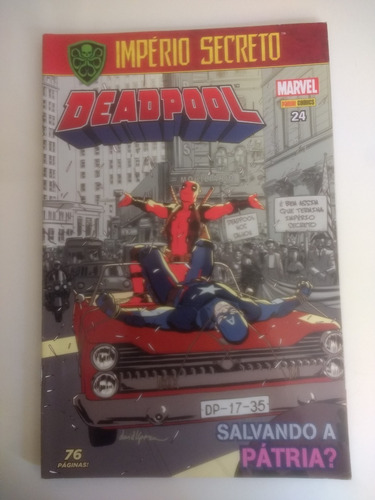 Deadpool Nº 24 - 4º Série - Editora Panini - 2018 (Usado)