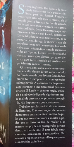 Livro - O Oceano No Fim Do Caminho - Neil Gaiman - Ed. Intrínseca (Usado)