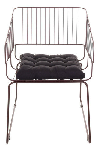 Conjunto Com 2 Cadeiras Para Sala De Estar Texas Preto Bc