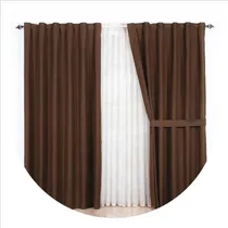 Comprar Juego Cortinas Color + Traslúcidas Altas. Cortinas Para Sala