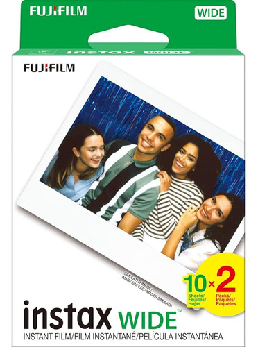 Fujifilm Instax Wide Film Twin Pack - 20 Exposiciones