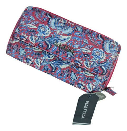 Billetera Mujer Nautica Floral Original