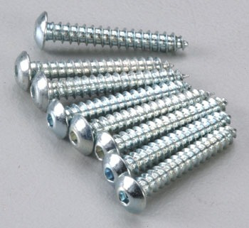 Pack 8tornillos Cabeza Botón-allen Nº 4x3/4 PuLG #528 Dubro 