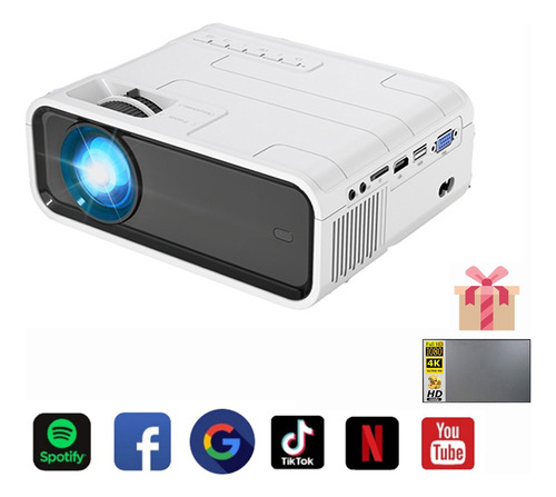 Proyector Wifi 1080p Con La Misma Pantalla, Versión Profesio