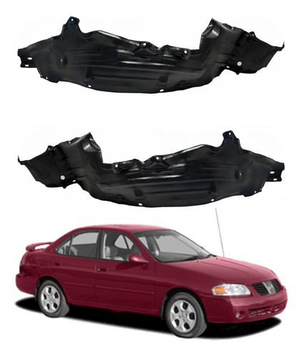 Par Tolvas Interiores Sentra B15 2001 2002 2003 04 05 2006
