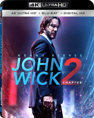 Blu-ray John Wick 2 Keenu Reeves 4k Ultra Hd