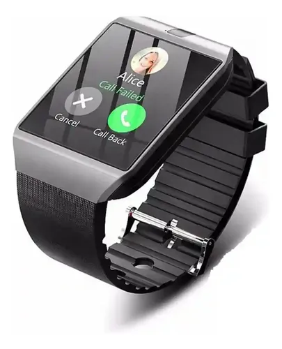 Reloj Celular Pulsera 3 Bandas,mp3,mp4 Negro Negro Negro