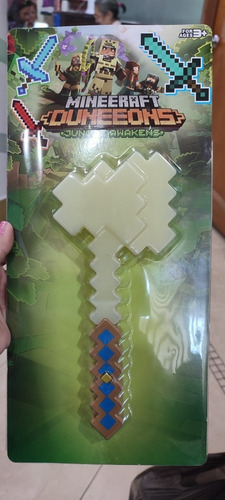 Imagen 1 de 1 de Herramientas Hacha De Minecraft Con Luz Y Sonido