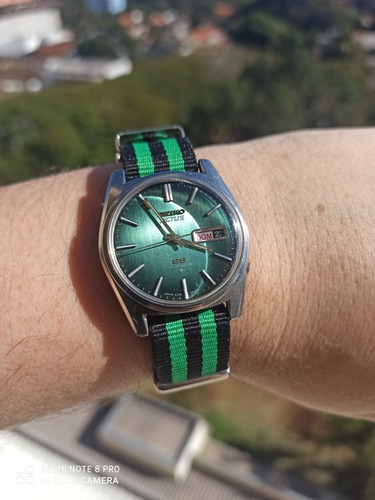 Sensacional Seiko Actus Verde Metálico Automático Fab. 03/70