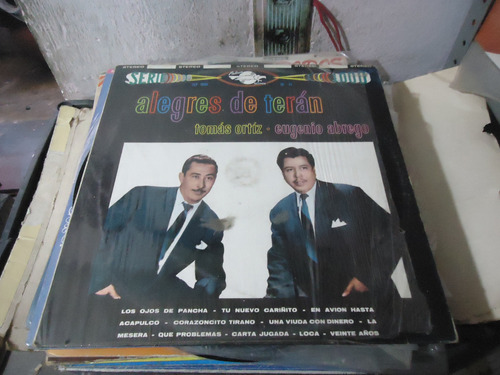 Los Alegres De Teran Tomas Ortiz Y Eugenio Abrego Lp