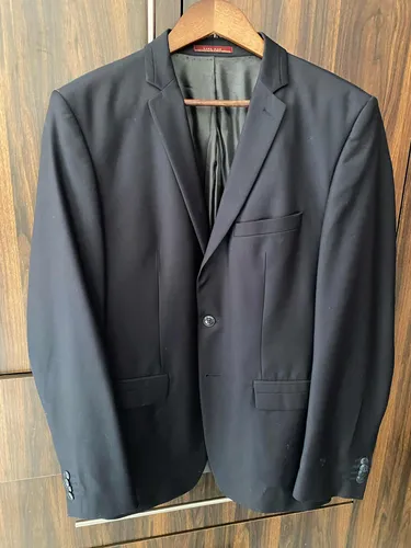 Saco Zara Man Sport Azul Marino Lana Talla 42